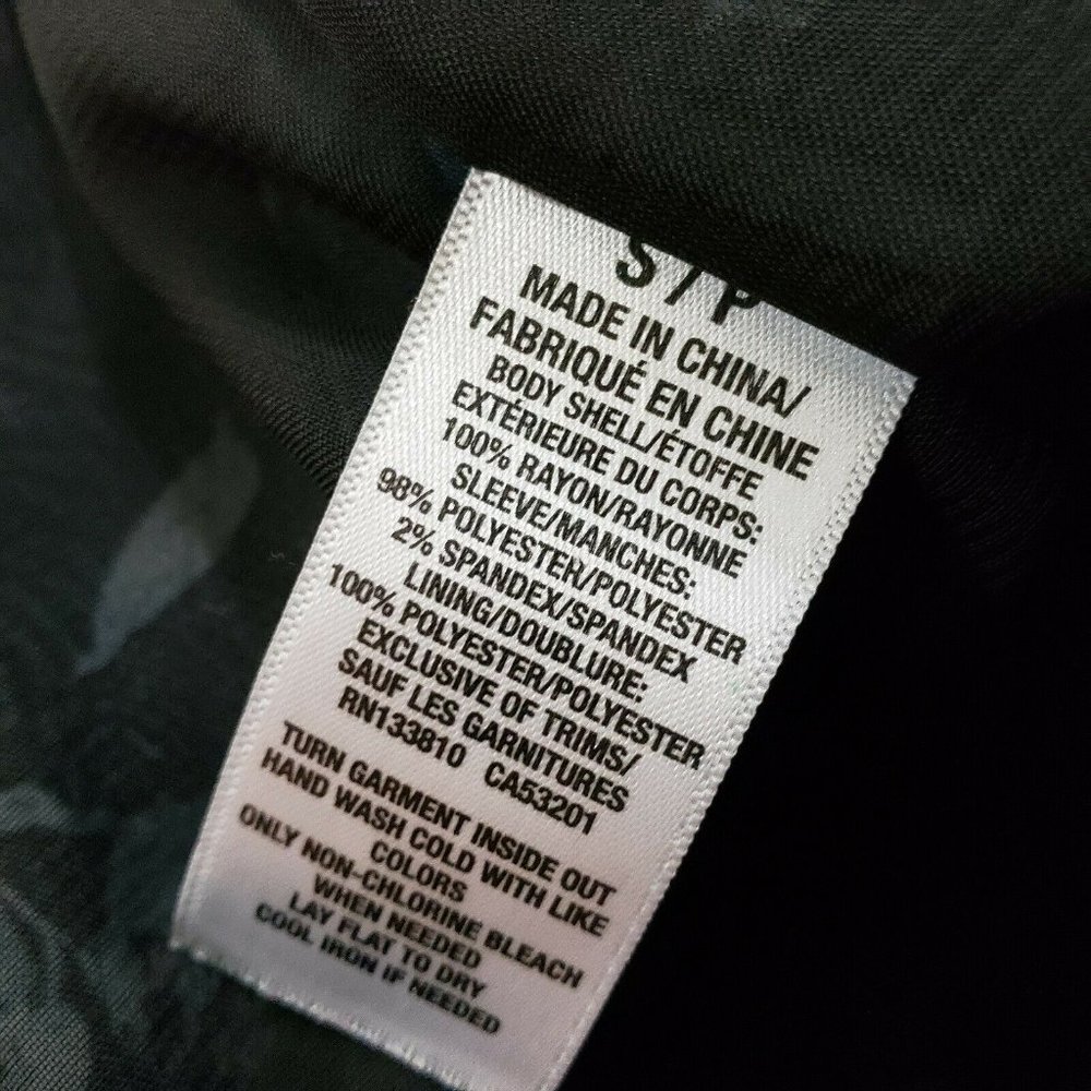 Aeropostale Kids Jacket Small Blue Green Floral - Picture 6 of 7